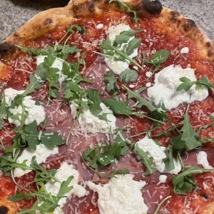 Pizzas Rojas - Speck e Stracciatella