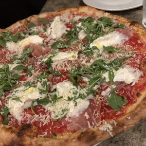 Pizzas Rojas - Speck e Stracciatella