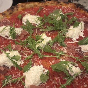 Pizzas Rojas - Speck e Stracciatella