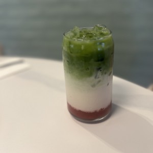 Matcha de fresa 