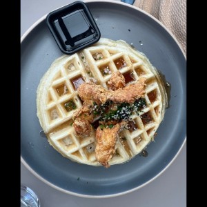 Wafles de mochi 