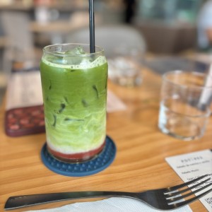 Strawberry matcha