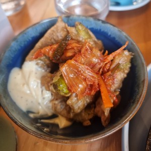 TEMPURA BUTTER FRIED PICKLES