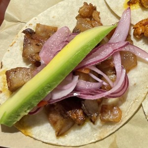Taco de chicharron