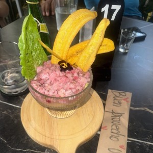 Ceviche de corvina