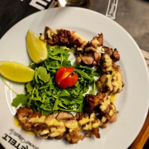 MOLLEJA EN SALSA DE MOSTAZA
