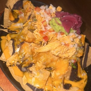Entradas - Nachos con Pollo