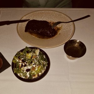 Vacio con ensalada