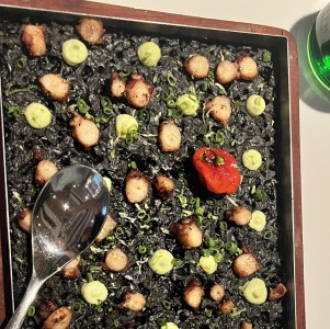 Arroz pulpo