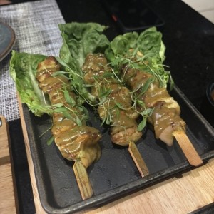Pinchos de pollo