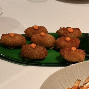 Croquetas pulpo a la gallega