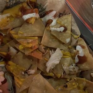 Nachos de pollo