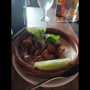 Entradas - Ceviche de porkbelly