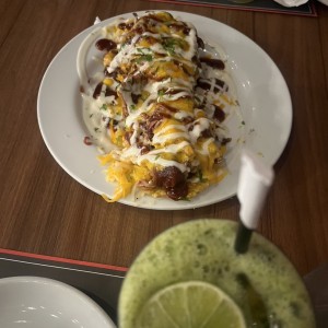 Patacones con Pulled pork 