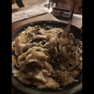 Fettuccine en Salsa Blanca