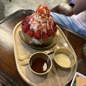 Bingsu de fresa