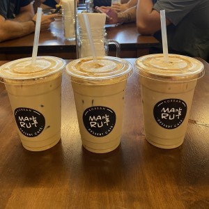 Iced seoul latte