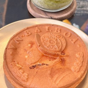 Balboa queso y jamon pan