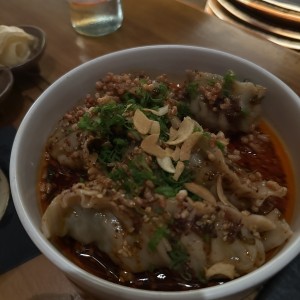 Dumplings de langostino