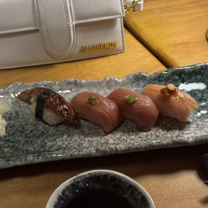 Nigiris Unagi, Oh Toro y Hamachi