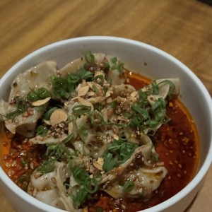 Dumplings de langostinos