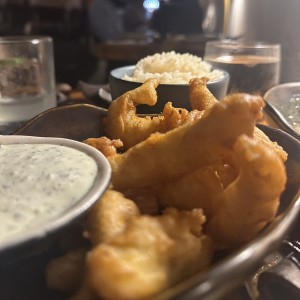 Small Plates - Seabass Tempura