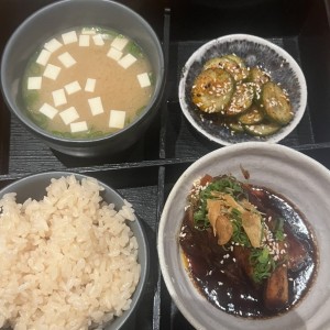 Bento box - pork belly 