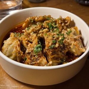 Dumplings de langostinos