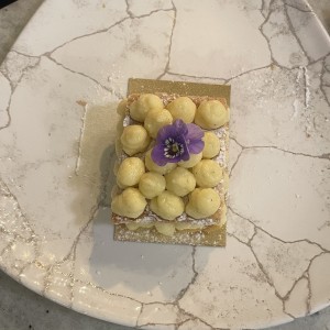 Postres - Milhojas de Vainilla