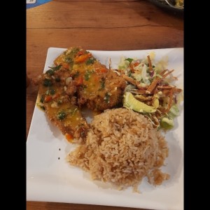 filete de dorado al ajillo