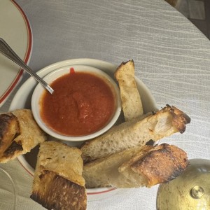 Focaccia de la casa