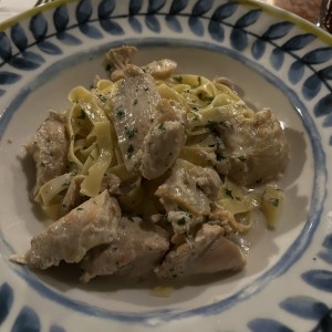 alfredo con pollo