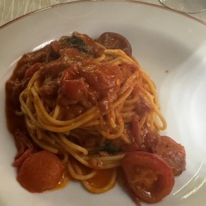 Spaghetti pomodoro oleo