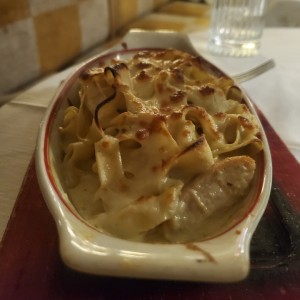 Pasta con pollo