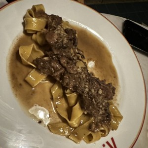 Pasta con carne 