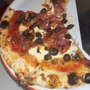 Pizza de prosciutto 