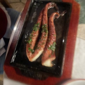 Pulpo a la brasa
