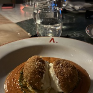 Burrata frita 
