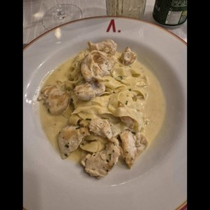 Fetuchini con pollo