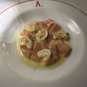 Carpacho di salmon 