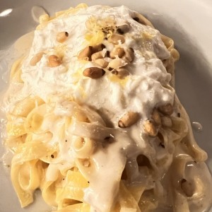 Fetuccine al limone straccellia