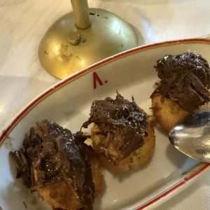 Arancini de pork belly