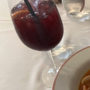 Sangria tinta excelente! 