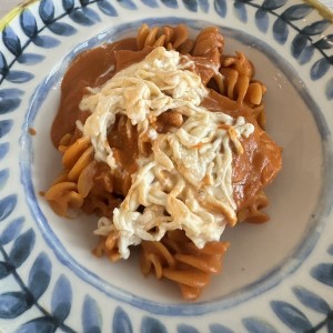 Salmon spicy vodka