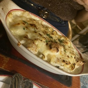 Pasta Alfredo con pollo
