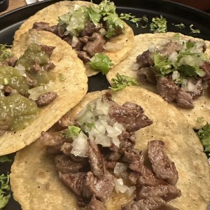 Tacos de bistec 