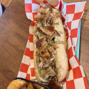 Emparedado de puerco