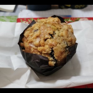 muffin de blueberry