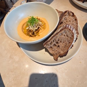 humus e hinojo