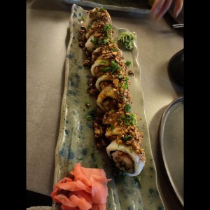 Almond crunch roll